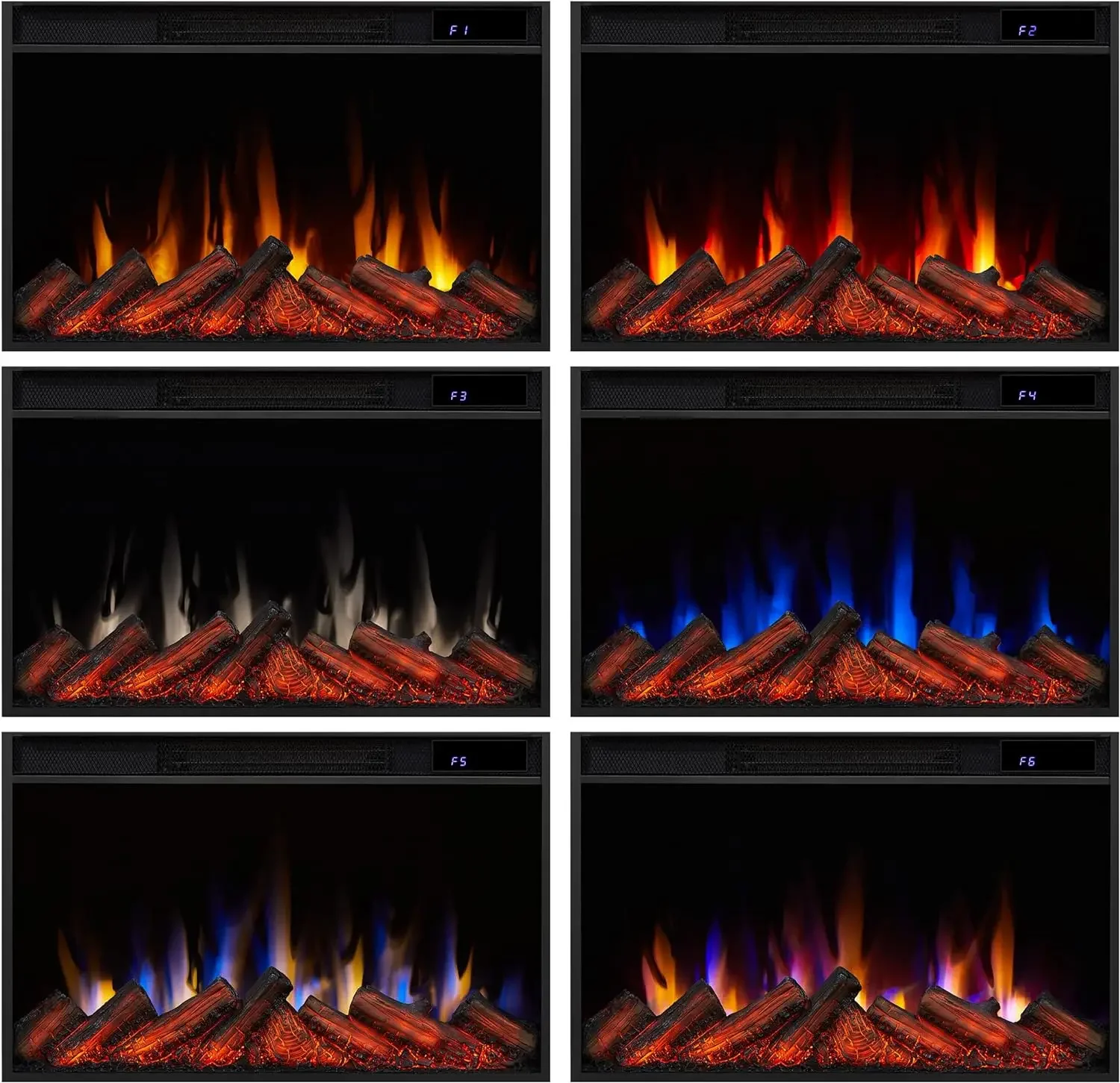 Crawford Fireplace, Real Flame, Chestnut Oak, 8020E