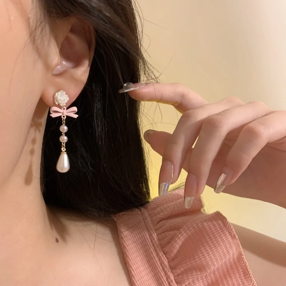 Aggregate more than 87 pink pearl earrings costco best