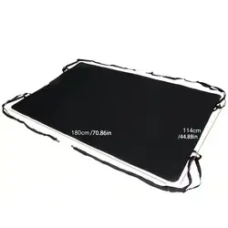 Rear Door Windproof Awning for Camping & Outdoor Adventures (Black)