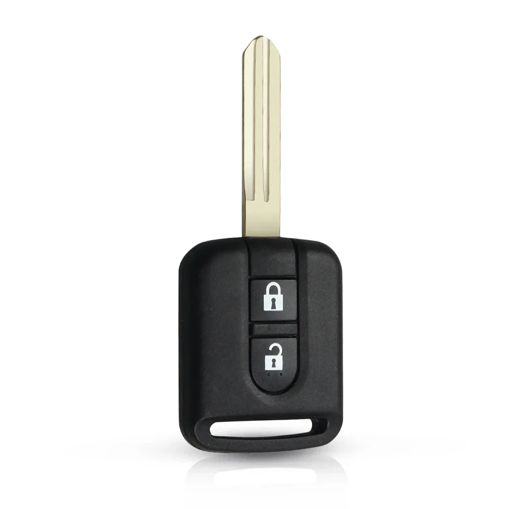 KEYYOU New Remote 2 Buttons FOB Car Key Shell For Nissan Qashqai Navara Micra NV200 Patrol Y61 2002-2016