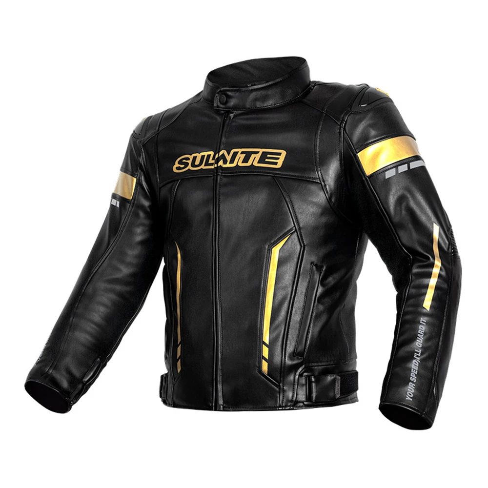 

Motorcycle Jacket Windbreak Motor Jacket For Men CE Certification Anti-fall Leather Jacket PU Material Biker Clothes Keep Warm