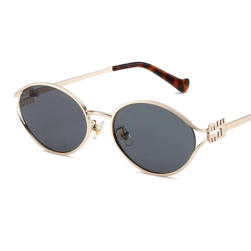 Fashion Small Sunglasses Brand Designer Metal Woman Prescription Optical Frame Eyeglasses UV Protection Man Shades Oculos De Sol - Image 4