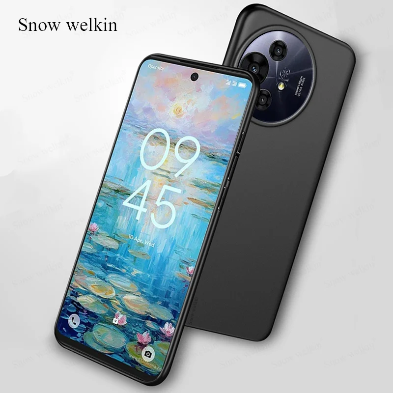 Enhanced TPU Soft Silicone Case with Back Phone Cover in Elegant Design