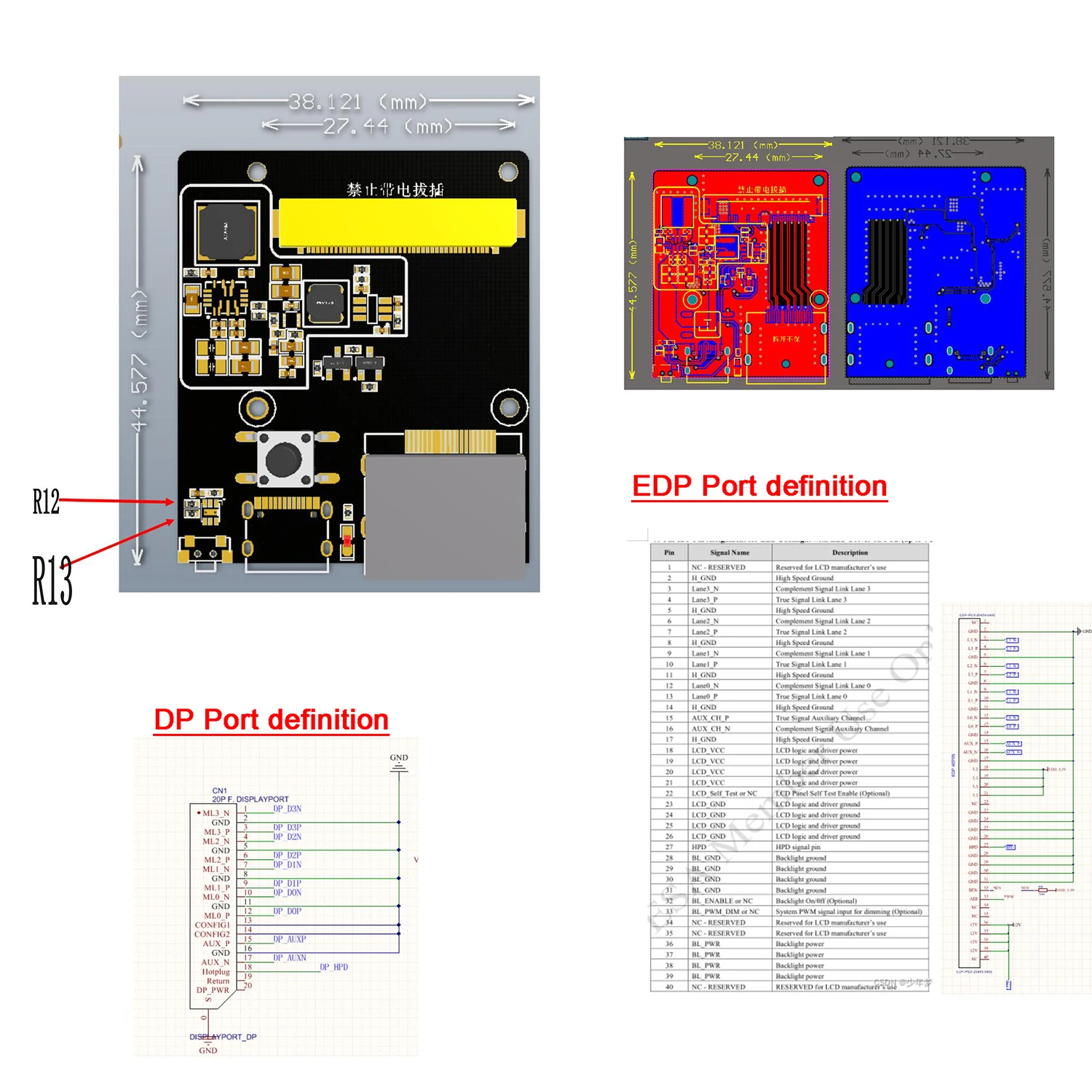 High-Resolution Display Signal Adapter with PD/QC Support