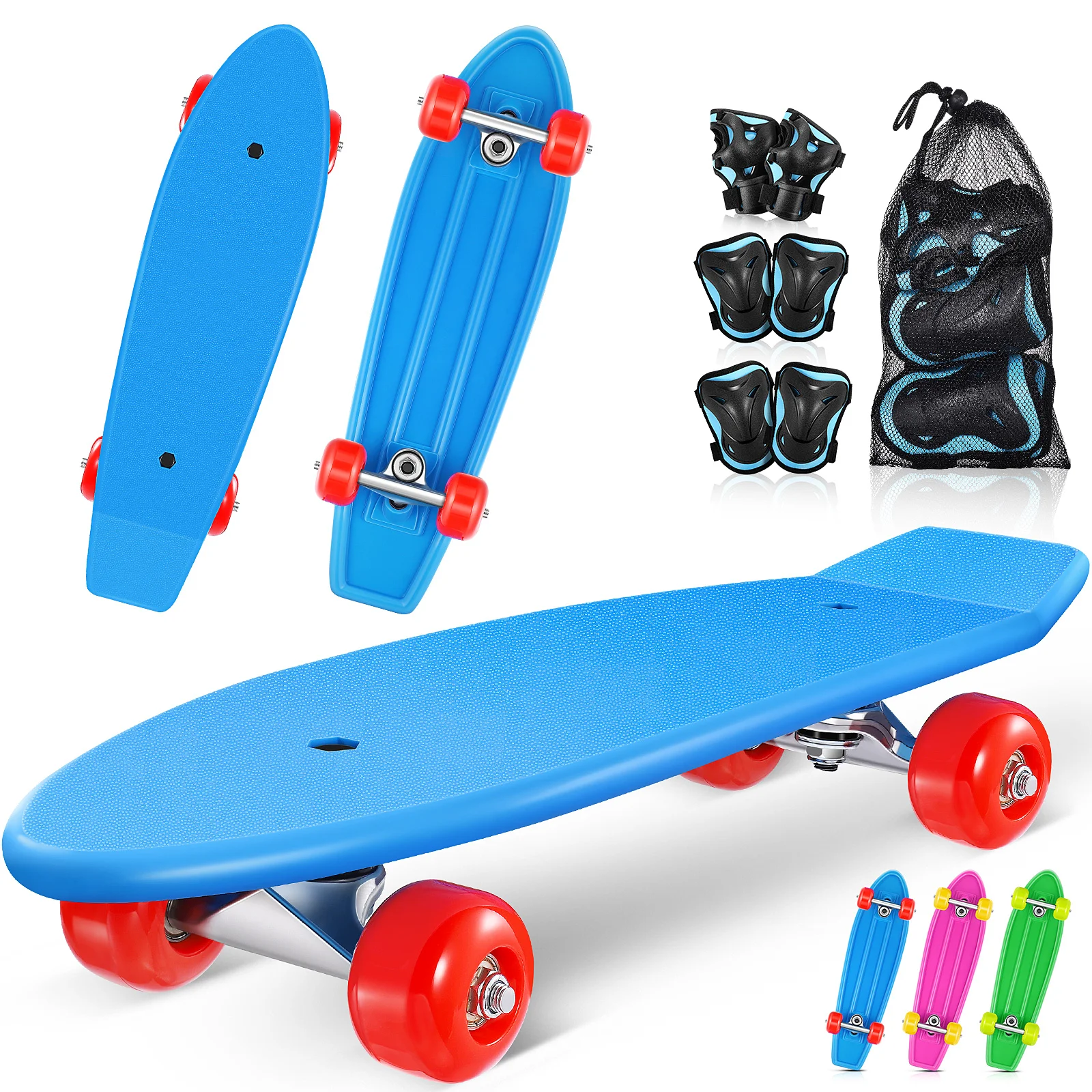 

Monopatin Para Niños Street Skateboard Complete Longboard Indoor 4 Wheels Child