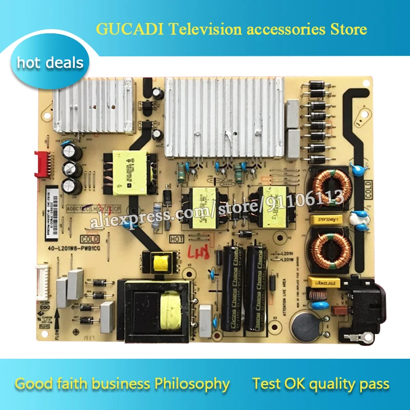 60D6 Power Board Ersatz Für 40-L201W8-PWA1CG & 08-L201HA4-PW200AB – Stabile Stromversorgungsplatine