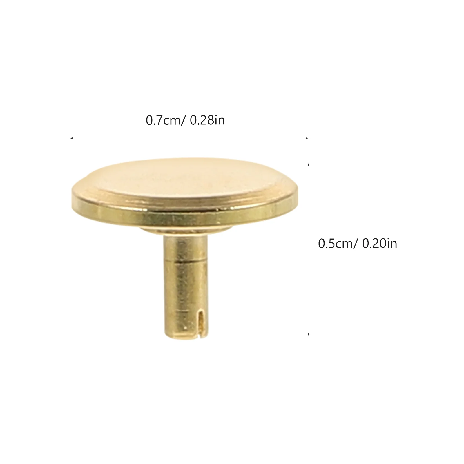 8 Pcs Copper Caps Wall Clock DIY Repair Supplies Quartz Clock Movement Parts Home Accessories Second Beads
