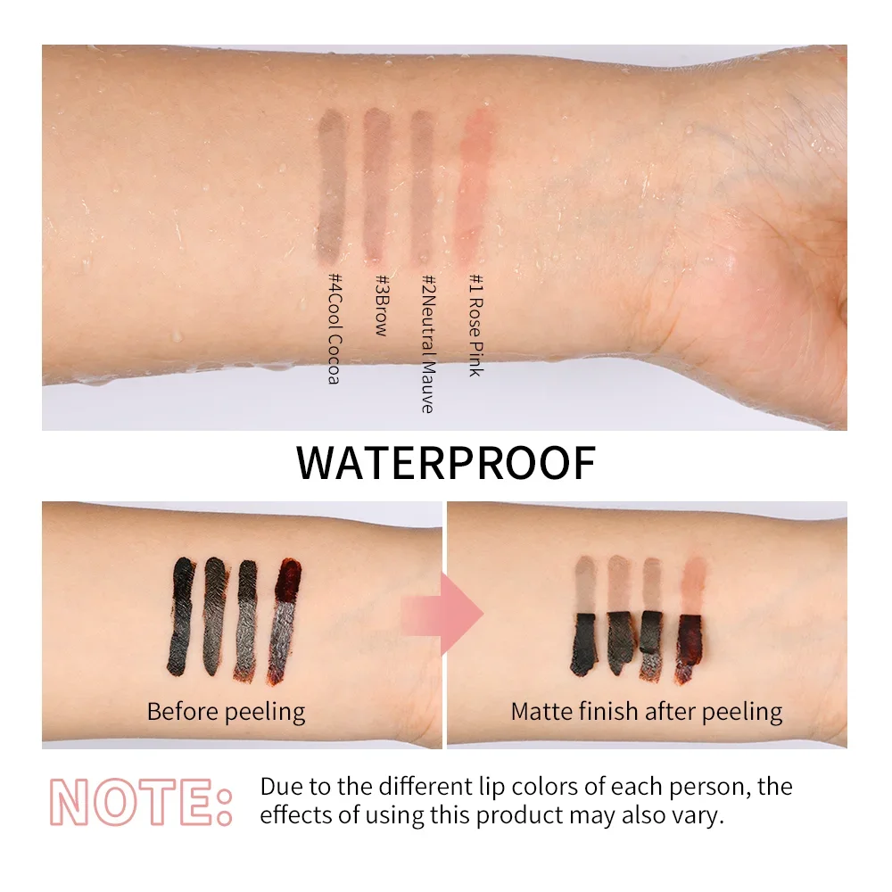 Lip Makeup Lip Stain Lip Liner Tattoo Matte Peel Off Enhance Lips Lip Liner Lasting Stain Waterproof Transfer-proof Lipstick Make Up