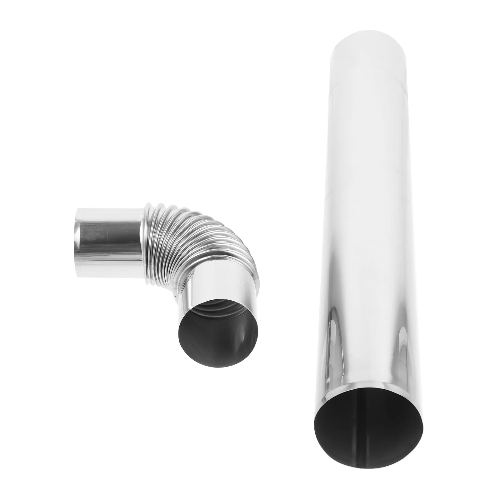 

Water Heater Smoke Elbow 60° Connector Straight for Chimney Flue Vent Exhaust Tube Stainless Steel Adapter