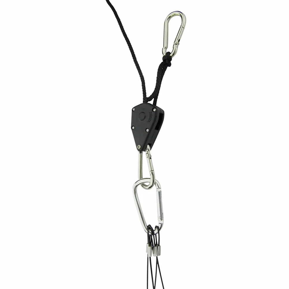 2Pcs Heavy Duty Grow Light Hangers Adjustable Rope For Plant Shelves Flower Pots Outdoor Furniture Gardening Tools