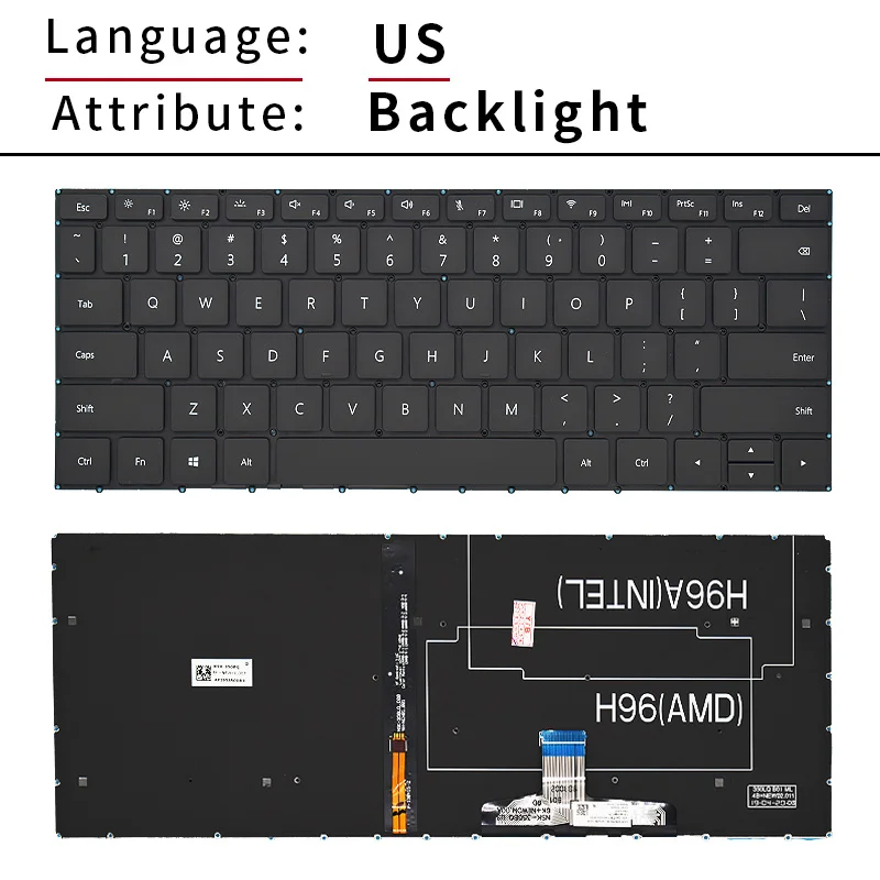 Russo us teclado do laptop francês, para