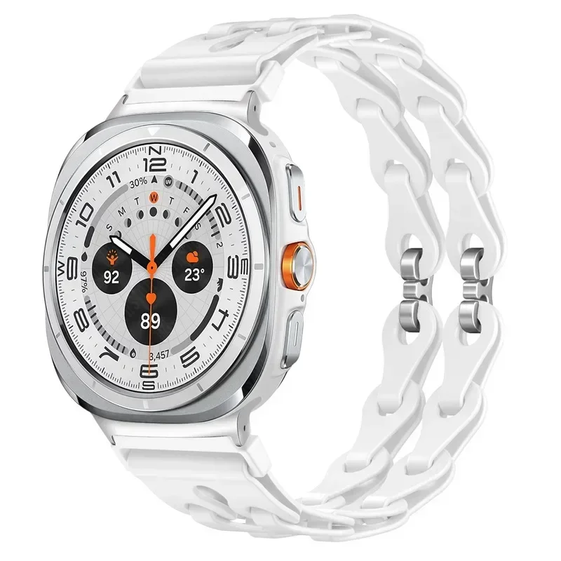 Silicone Chain Strap Replacement Wristband Bracelet