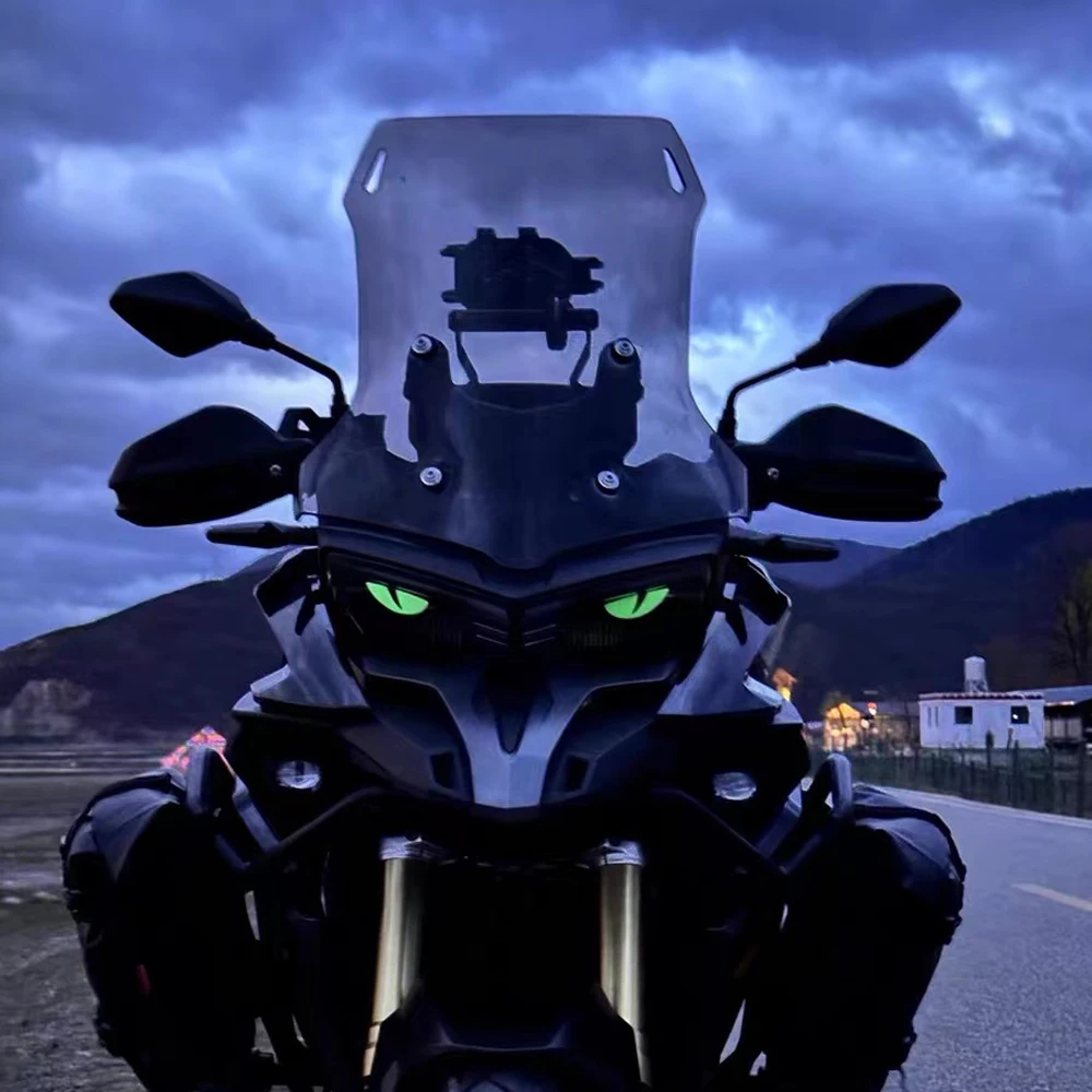 زجاج الأمامي للدراجة النارية زيادة الطول ، DSX ، Loncin VOGE