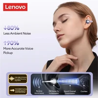 Lenovo LE302 Wireless Bluetooth 6.0 Headset Long Battery Life Sports Ear Clip Earphones HIFI Stereo Noise Cancelling Headphones - Image 2