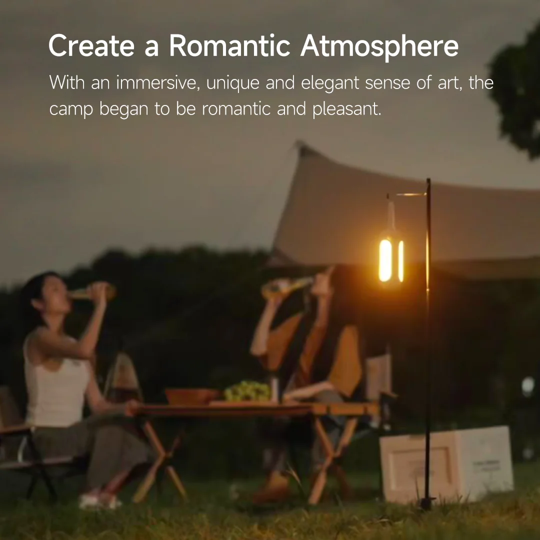 Multifunctional Camping Lamp 3 Color Light Stepless Dimming 10000mAh Large Capacity Deployable Lampshade night light camping lamp