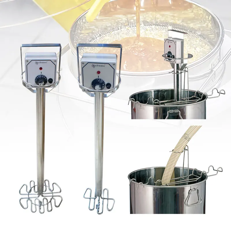 Apicoltura In Acciaio Inox Cera D'Api Melter Bobina Miele Cera D'Api Fusione Con Staffa Multiuso Riscaldatore Di Miele Attrezzatura Per La Fusione