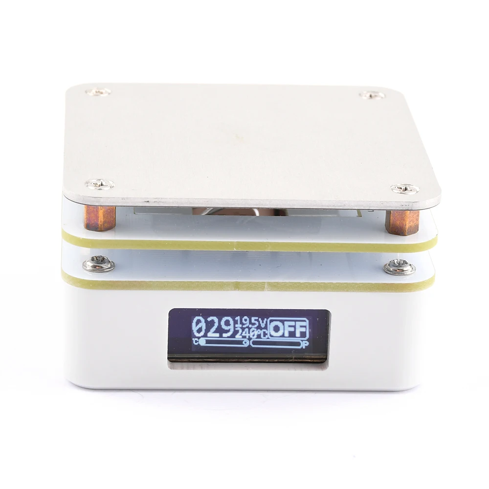 65W PD Protocol Hot Plate Preheater Printed Circuit Board Soldering Heating Plate Rework Station Preheating Platform Repair Tool soldering station soldering tool welding tool mini hot plate