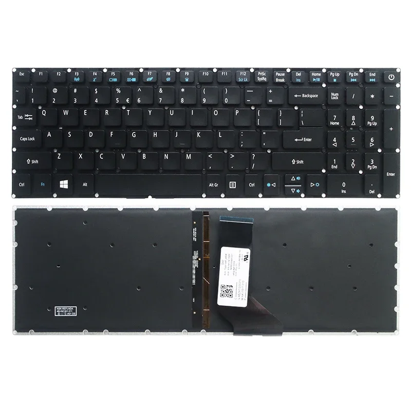 

Новая клавиатура US с подсветкой для ноутбука Acer Aspire 5 A515-51 A517 A515-51G A515 A517-51-5832 N17C4 A615-51 N16Q2 TMTX50