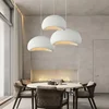 Japanese Wabi-sabi Style Living Room Chandeliers Dining Room Bar Lights Nordic Designr Curve Pendant Lights LED Home Decoration 3