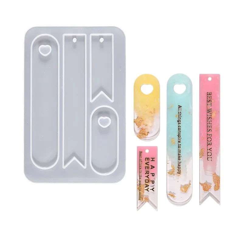 

Oval Love Bookmark Silicone Mold DIY Pendant Key Chain Jewelry Craft Epoxy Resin Molds