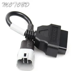 Low Price OBD Motorcycle Cable For Suzuki 6 Pin Plug Cable Diagnostic Cable 6Pin to OBD2 16 Pin Adapter Motorcycle Accessories