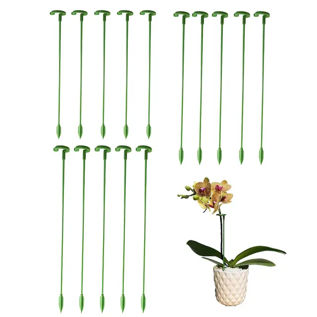 Növénytámogató Tét Kert Egyetlen Szárú Virág Tartó Amaryllis Növény Ketrec Műanyag Virágállvány
