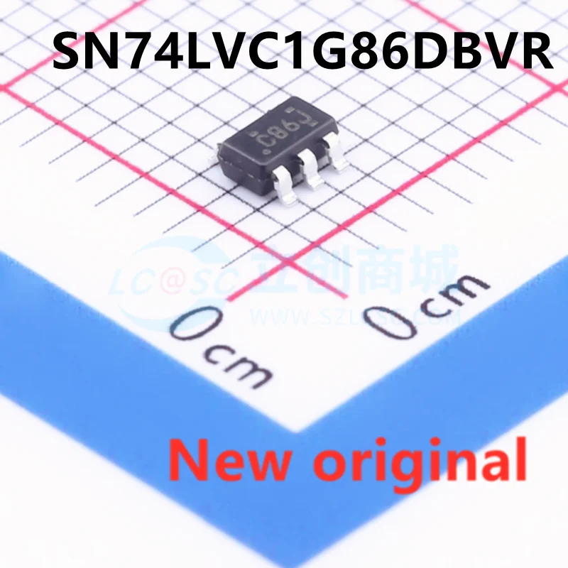 

10PCS SN74LVC1G86DBVR SN74LVC1G86 C86* Single way 2 input xor gate Patch SOT-23-5