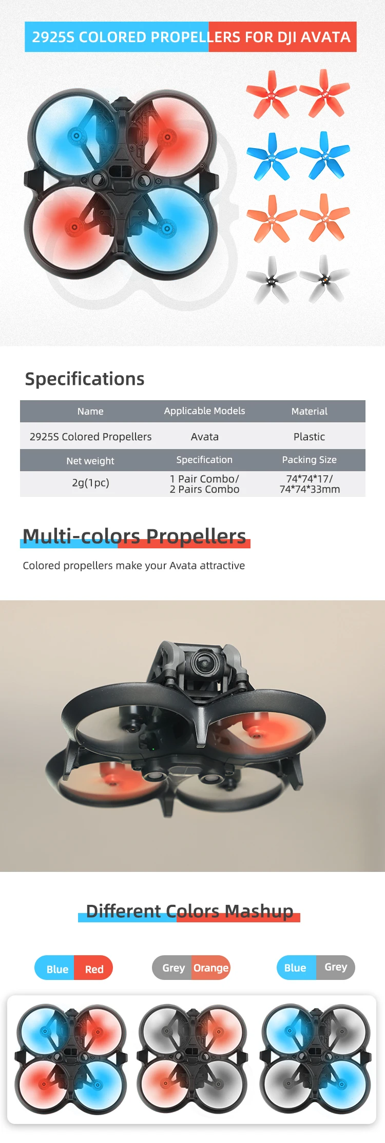 Protège-Hélice Pour Drone DJI Avata 1 - Protection Des Hélices - Accessoire Sécurité