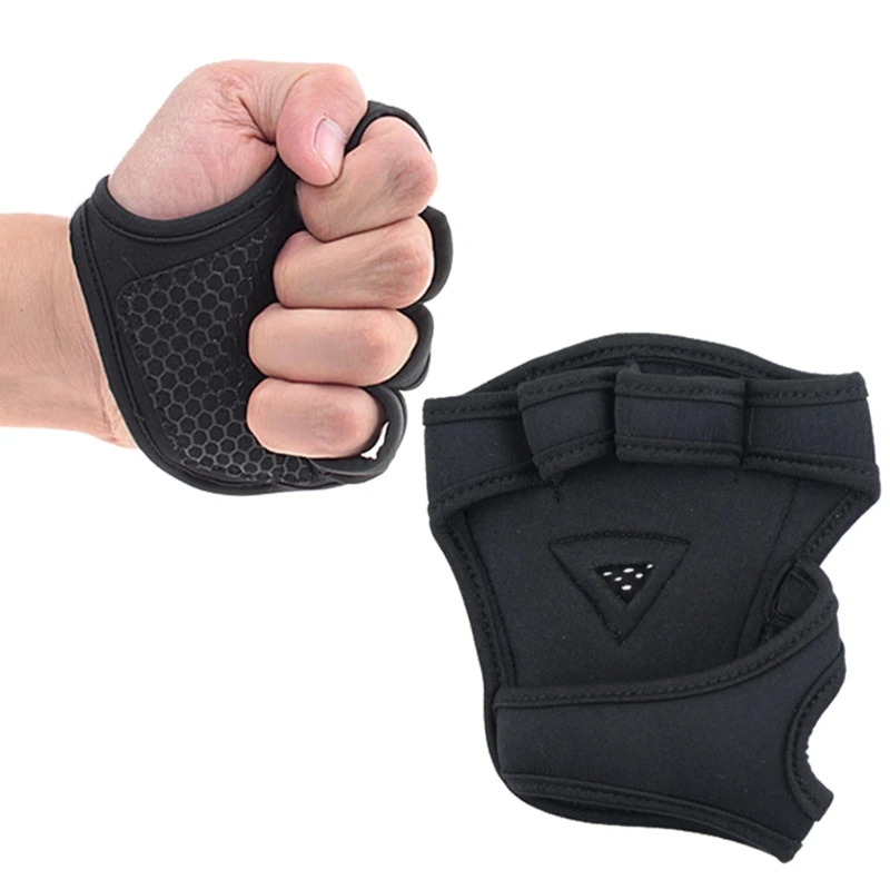 N0HA 2Pcs Silicone Four Finger Workout Glove Weight Training Gloves Gym Gloves Weight Lifting Gloves for Men Women 2