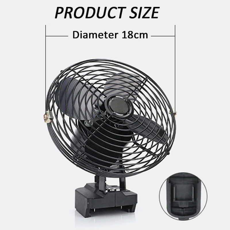 Perseus Afdeling emne Strong Wind Cordless Fan 30db Low Noise Metal Mini Portable Fan For Home  Outdoor Camping For Makita 18v Lithium-ion Battery - Power Tool Accessories  - AliExpress