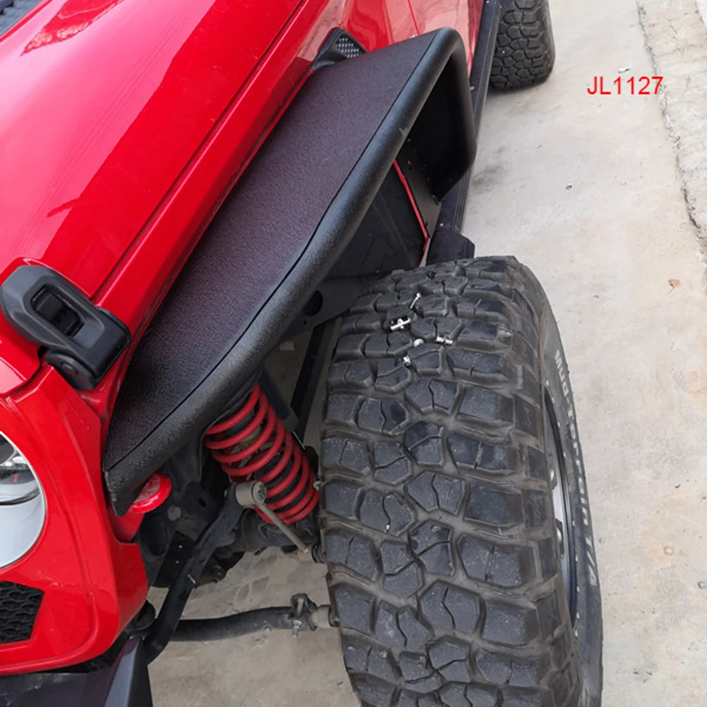 4pcs/set Lantsun Jl1127 Poison Spider Fender Flares For Jeep Jl For