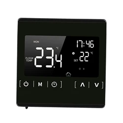 Smart LCD Touchscreen Thermostat for Home Programmable Electric Floor Heating System Thermoregulator AC 85-250V Temperature