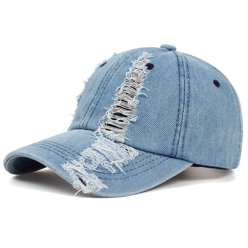 Topi Bisbol Denim Belel Uniseks Modis 