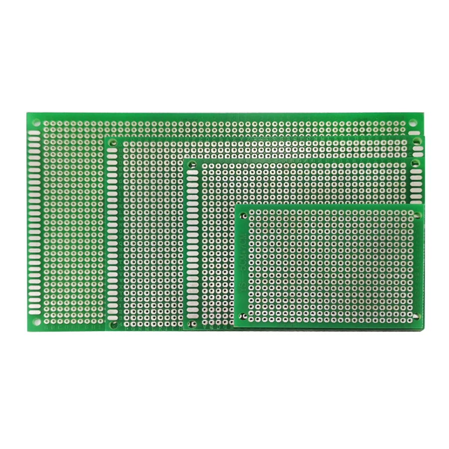 5PCS Universal PCB Prototype Board Double Sided Protoboard 2x8/3x7/4x6/5x7/6x8/7x9cm Circuit Boards for Electronics Projects