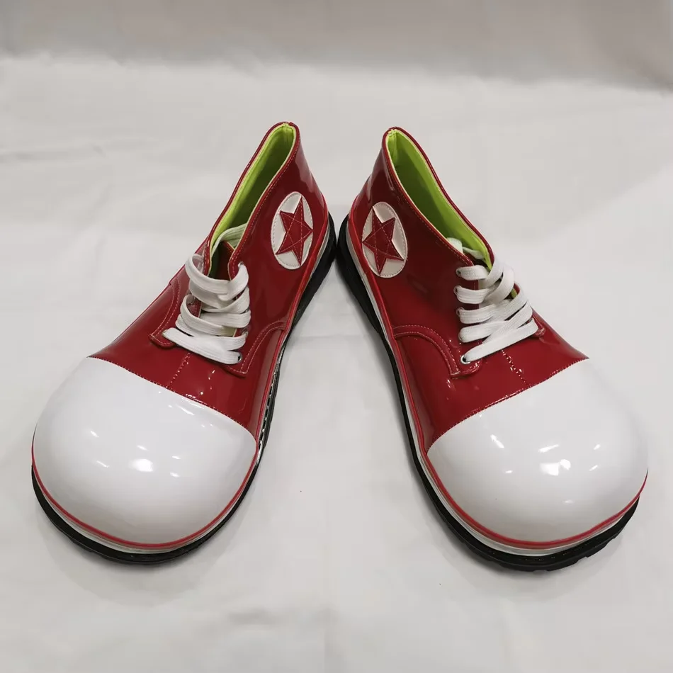 Red circus shoes AC1469 Red Yellow Big Clown Adult Shoes Birthday Party  main image 4
