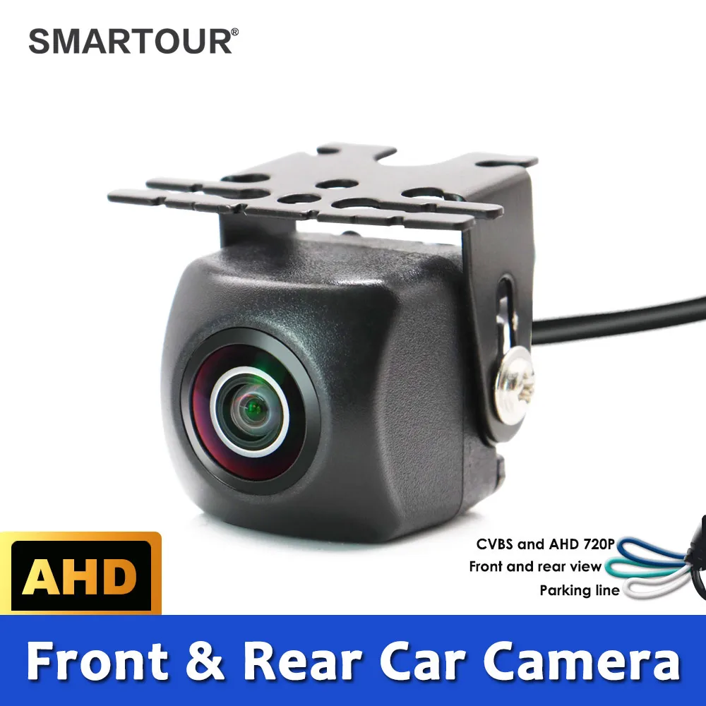 

AHD 720P Vehicle Backup Camera 170 Degrees Viewing Angle Reverse Rear/Front/Side View Camera Adjustable Fisheye Lens Car Cam