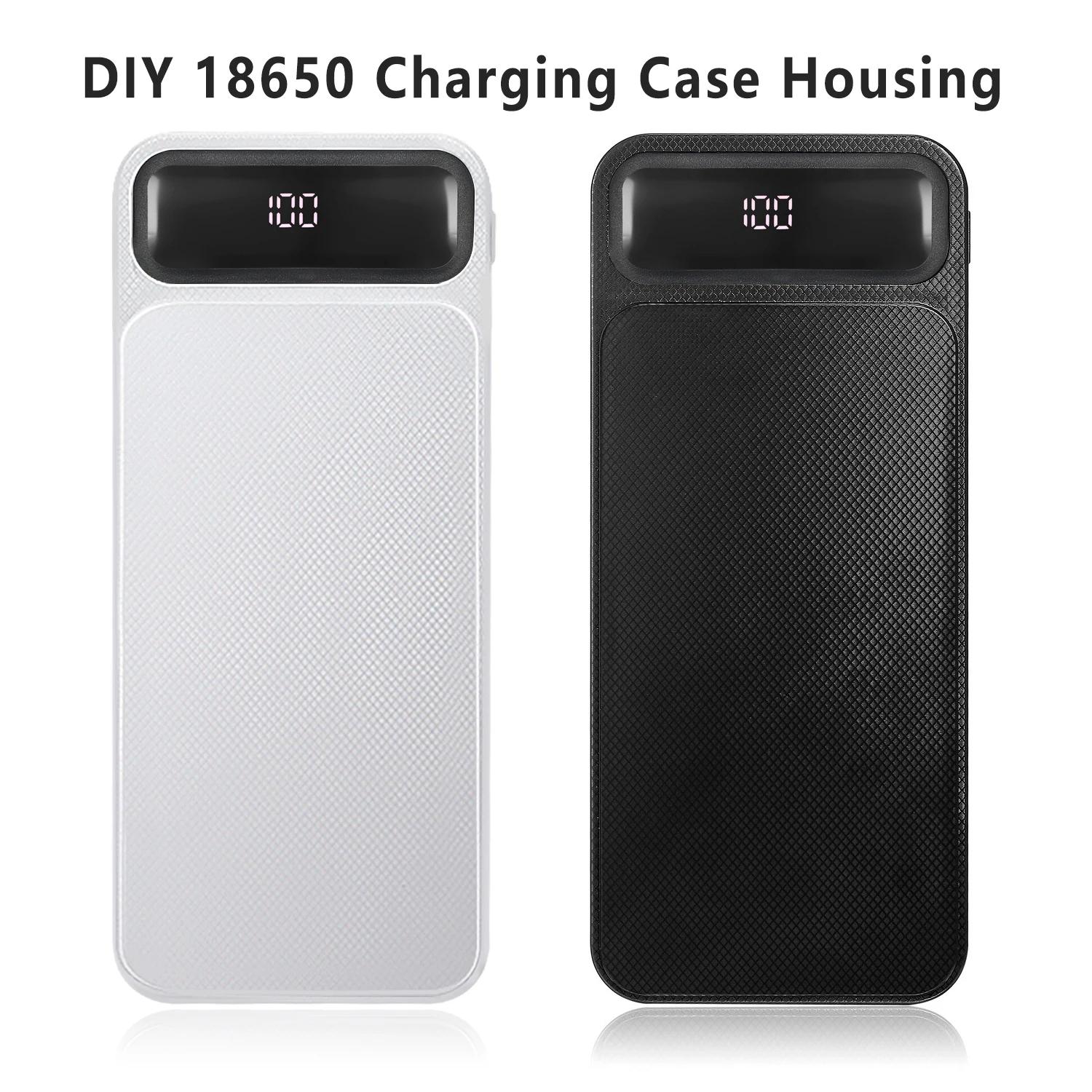 Battery-Charger-Case-Portable-DIY-8x18650-Power-Bank-Box-with-2-USB ...