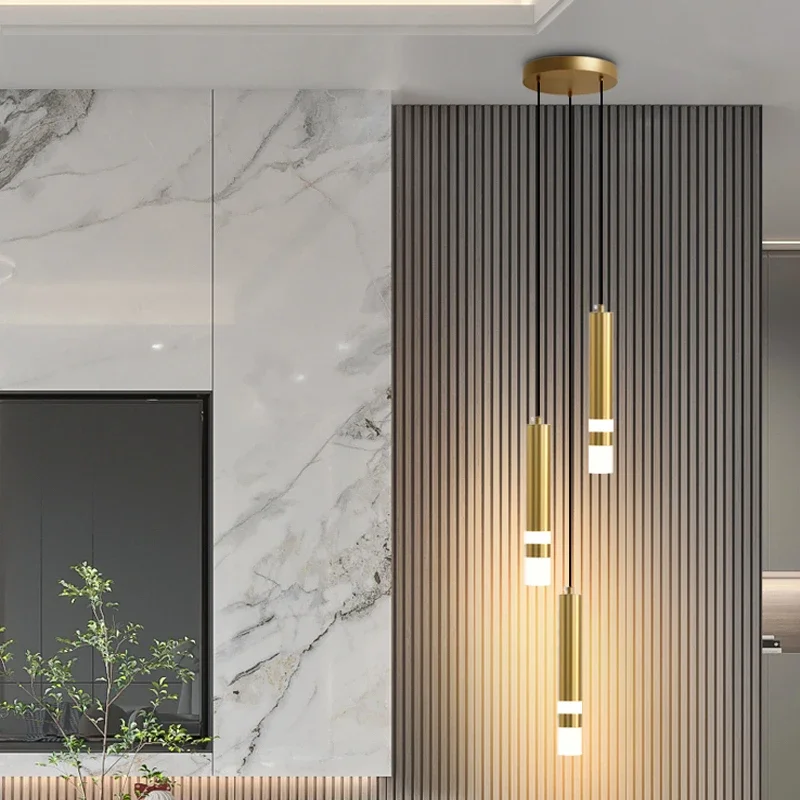 

Modern Glass Pendant Lamp 2 Heads LED Pendant Light for Living Room