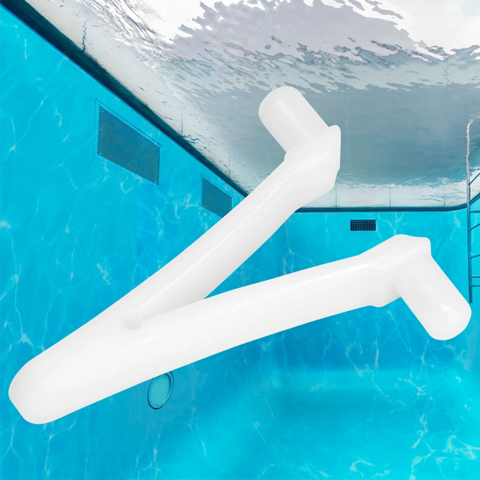 6pcs Pool Supply Butterfly V Clip Resin Swimming Pool Pole Fixing Parts For Spa Brush Leaf Rake Leaf Skimmer Vacuum Head