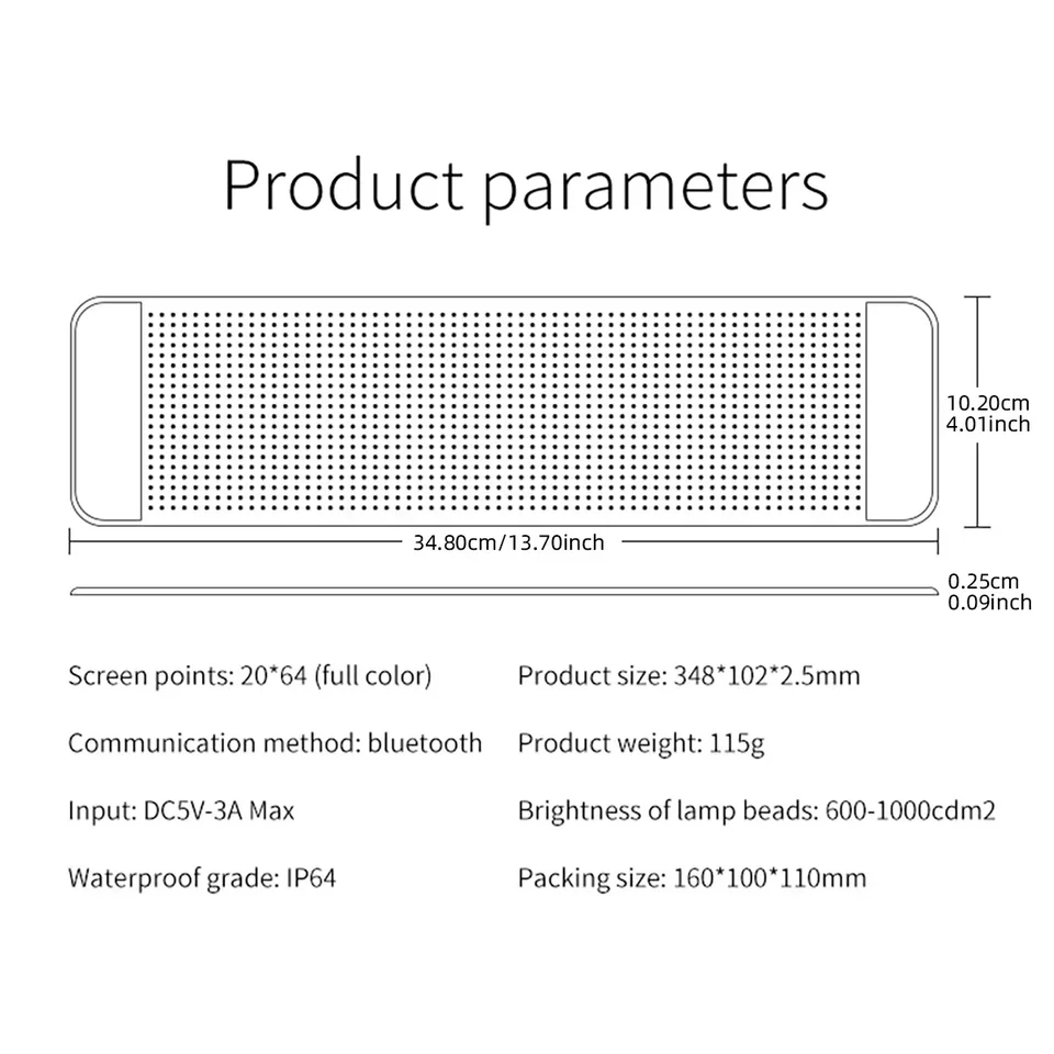 LLed-ogen voor vrachtwagen, flexibele led-display, auto-ogen, duivelsogen, licht, auto, USB, flexibel, bluetooth-app-besturingsdisplay, soft screen,doe -het-zelf, dynamische led, smart, kleurrijke