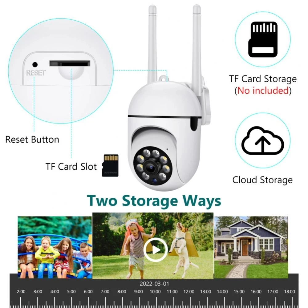 YCC365 Vmint wifi camer kültéri AI Emberi Kinyomoz Szikratávirát Őrzés camer biztonsági védelem CCTV vel 1080P Ip camer