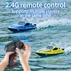 HJ818 2.4GHZ RTR brushed RC electric simulation high-speed boat model remote control boat with LED lights Children's boys' toys 2
