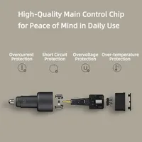 New Xiaomi Car Charger 100W MAX 1A1C Fast Charging Dual-port USB-A USB-C Smart Device Fully Compatible With Light Effect Display - Image 6