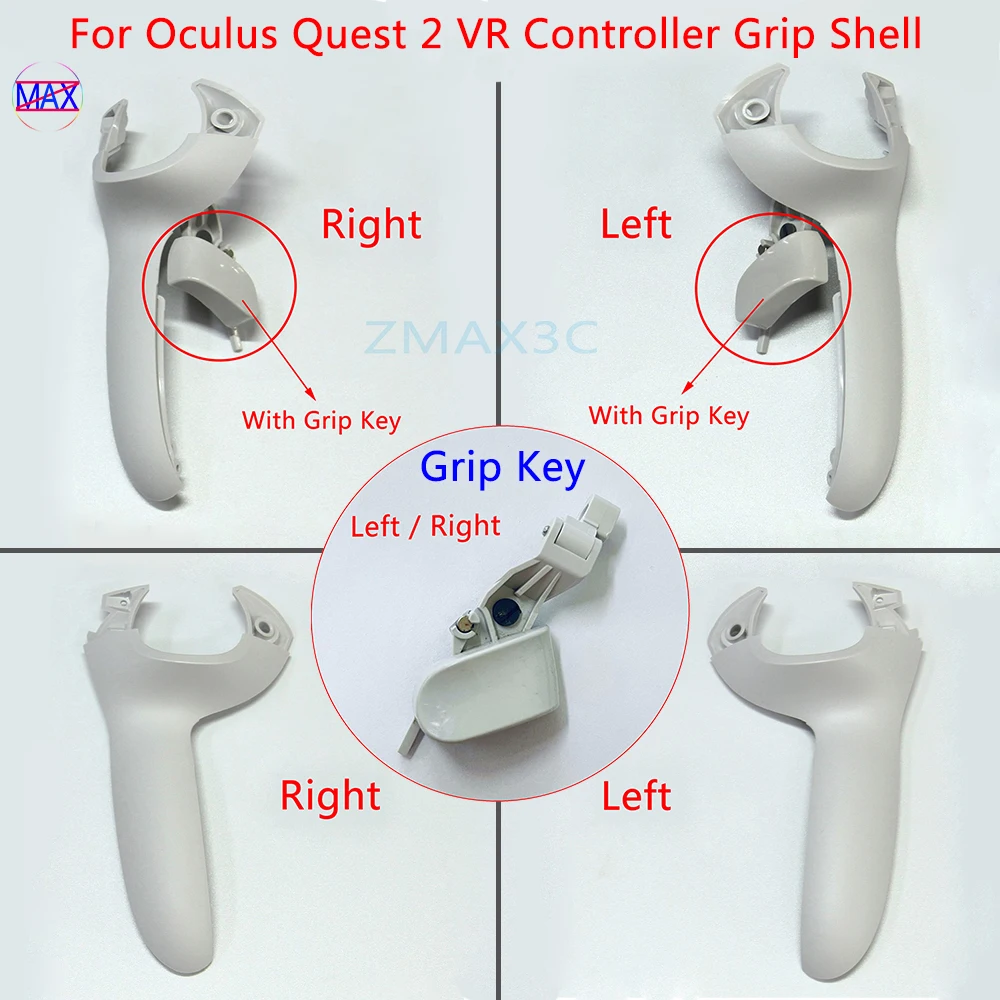 

Оригинальный чехол для контроллера с триггерным ключом для Oculus Quest 2, чехол для ручки виртуальной реальности, для Meta Quest 2, запасная часть для ремонта