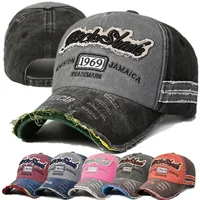 Hot Sale Unisex Washed Cotton Vintage Cap Letter Embroidery Baseball Cap Men And Women Outdoor Sports Hats 1