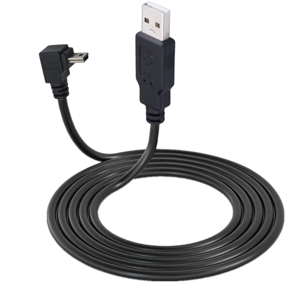 USB Charging Cable USB Adapter Cable MINI USB 90 DEGREE 0.25M 1.5M 3M