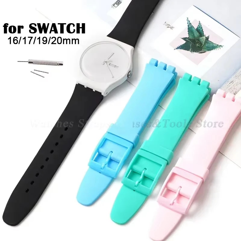 Soft Silicone Sports Watch Band - Rubber Strap Replacement