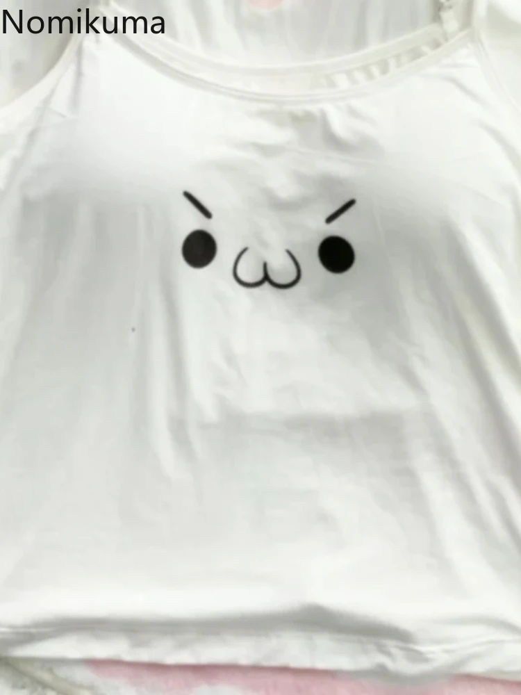 Cotton Cartoon Fashion Sexy Crop Top – Women's Casual Summer Tank