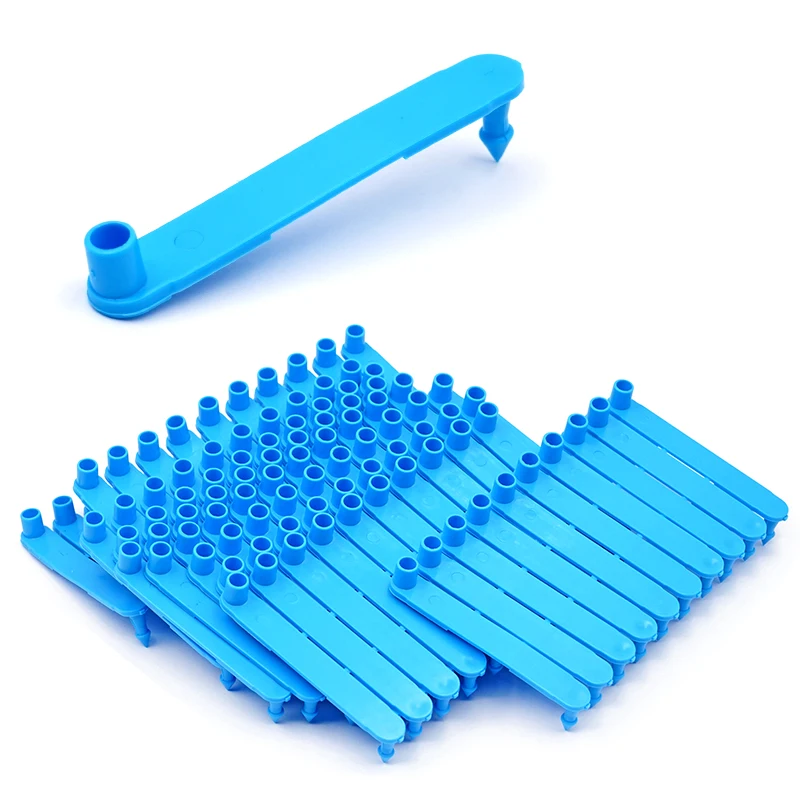 100Pcs Sheep Ear Tags Livestock Animal Ear Tag Card Goat Markers Without Numbers Farm Animal Identification Cards livestock ear tags