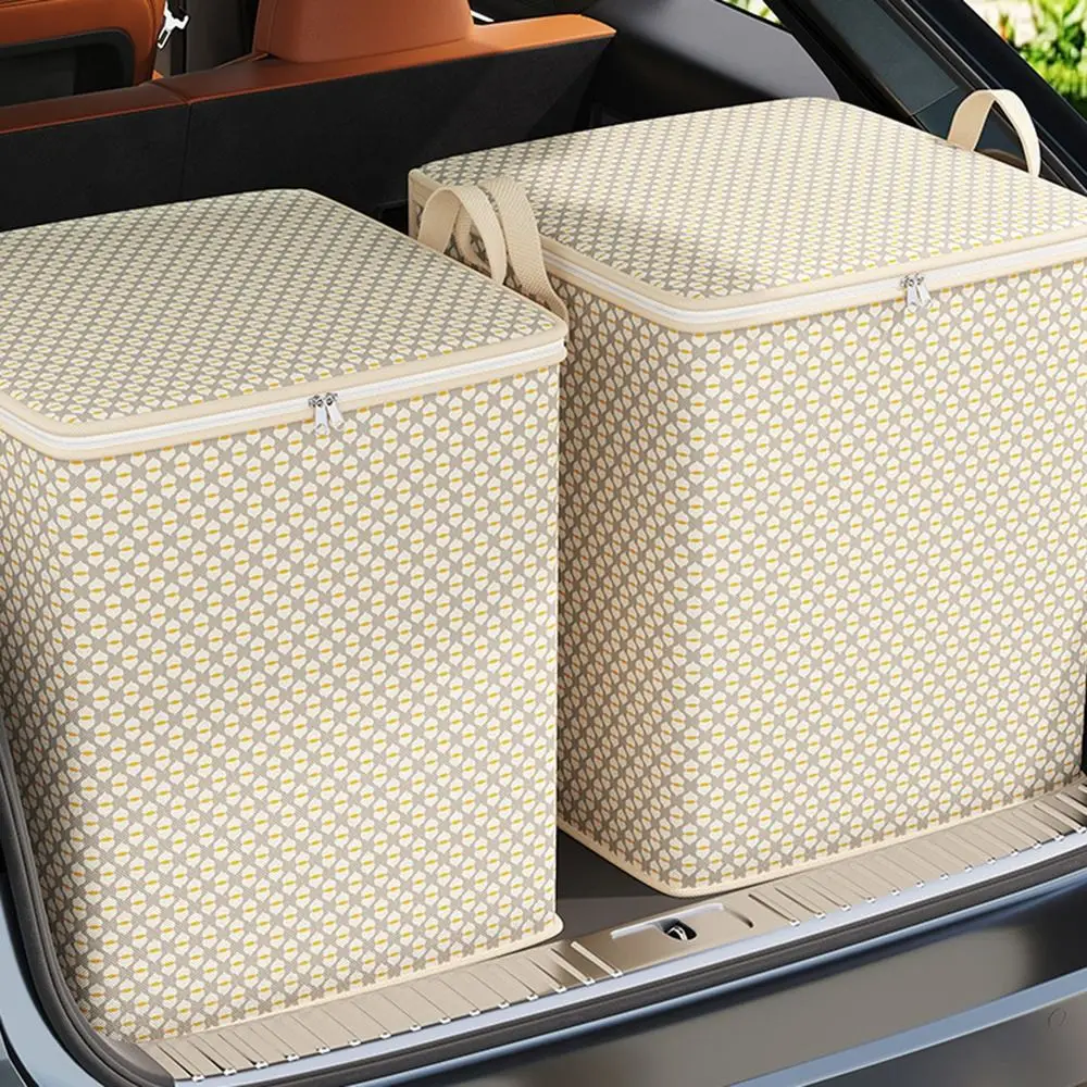 with Handle Clothes Storage Bins Clothes Organizer Large Capacity Quilt Storage Bag Foldable Dust-Proof Closet Storage Box 2